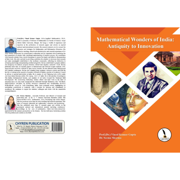 Mathematical Wonders of India: Antiquity to Innovation