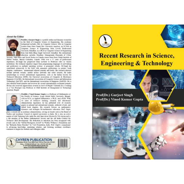 Recent Research in Science, Engineering & Technology