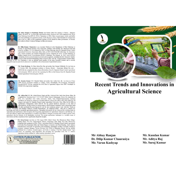 Recent Trends and Innovations in Agricultural Science