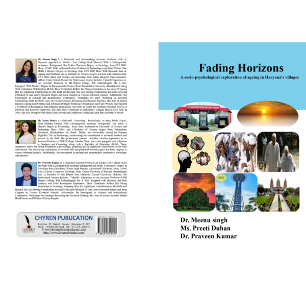 Fading Horizons A socio-psychological exploration of ageing in Haryana's villages