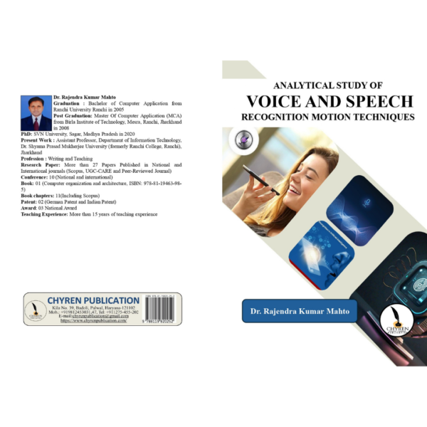ANALYTICAL STUDY OF VOICE AND SPEECH RECOGNITION MOTION TECHNIQUES