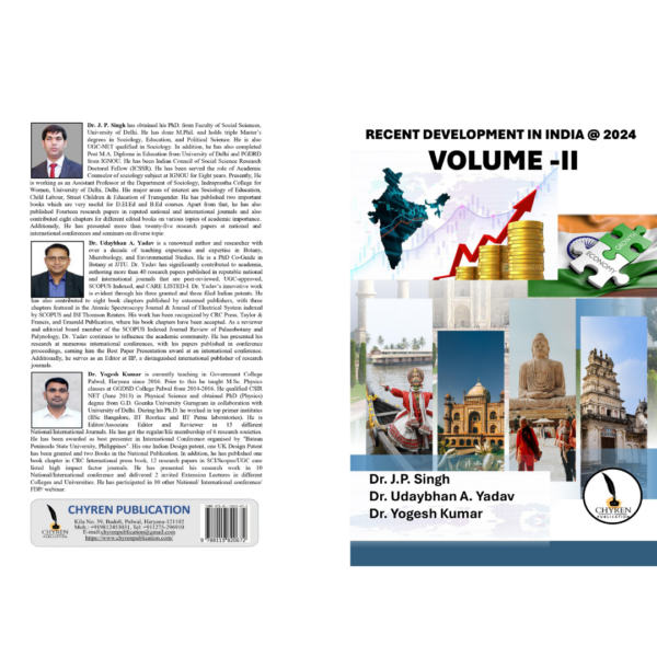RECENT DEVELOPMENT IN INDIA @ 2024 VOLUME -II