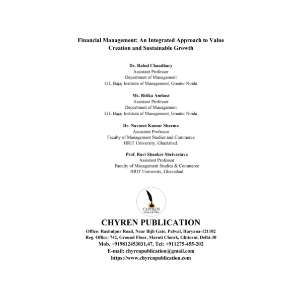Financial Management: An Integrated Approach to Value Creation and Sustainable Growth - Image 3
