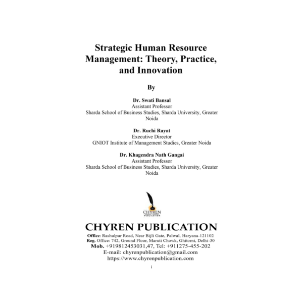 Strategic Human Resource Management: Theory, Practice, and Innovation - Image 3