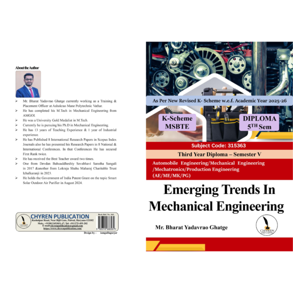 Emerging Trends In Mechanical Engineering