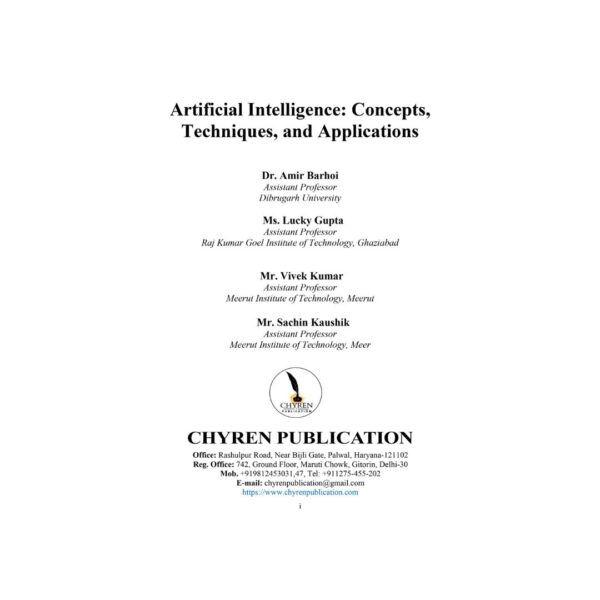 Artificial Intelligence: Concepts, Techniques, and Applications - Image 3
