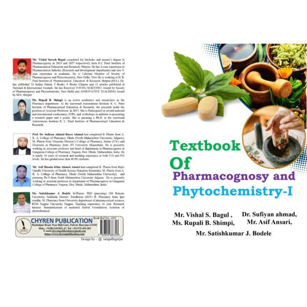 Textbook of Pharmacognosy and Phytochemistry-I - A5 Size
