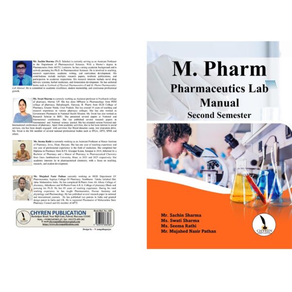 M. Pharm Pharmaceutics Lab Manual Second Semester - A4 Size